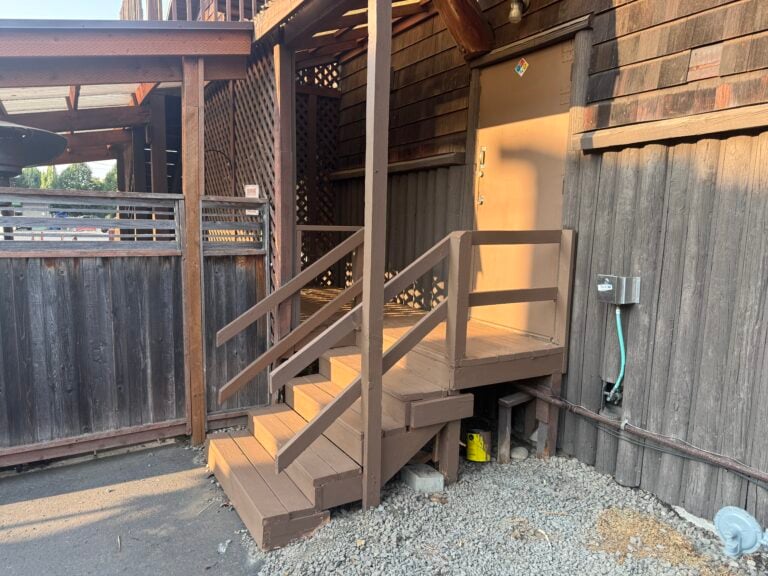 Deck Reconstruction and Painting in Battle Ground — deck painting